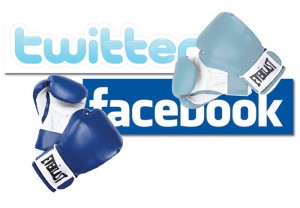 facebook twitter rekabeti suruyor