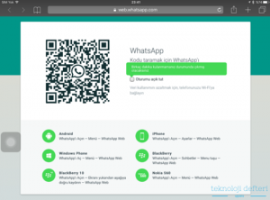web whatsapp qr kod